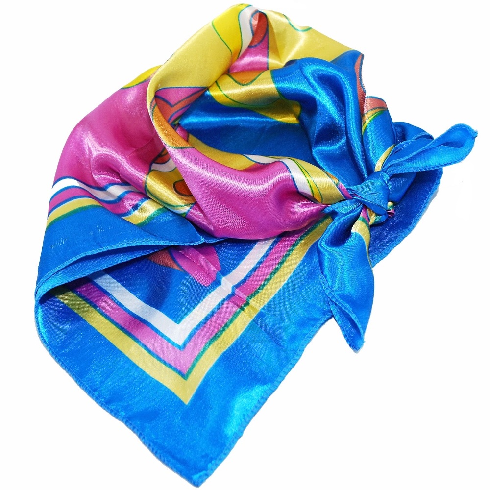 Atica Blue Deco Scarf